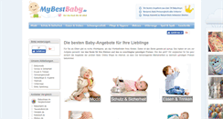 Desktop Screenshot of mybestbaby.de