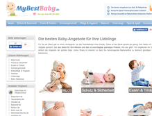 Tablet Screenshot of mybestbaby.de